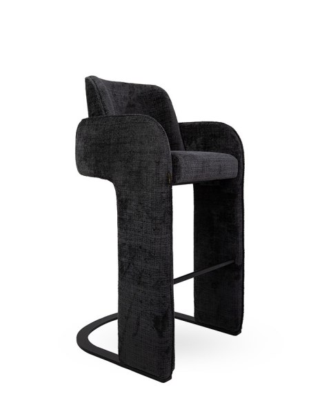 MaMaison krzesło barowe BORA czarne