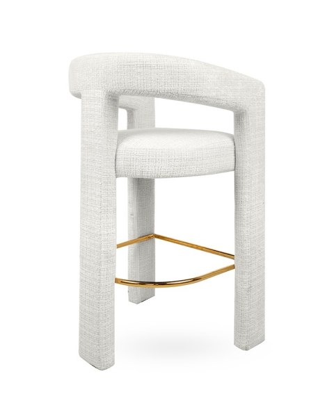 MaMaison krzesło barowe LOGAN białe
