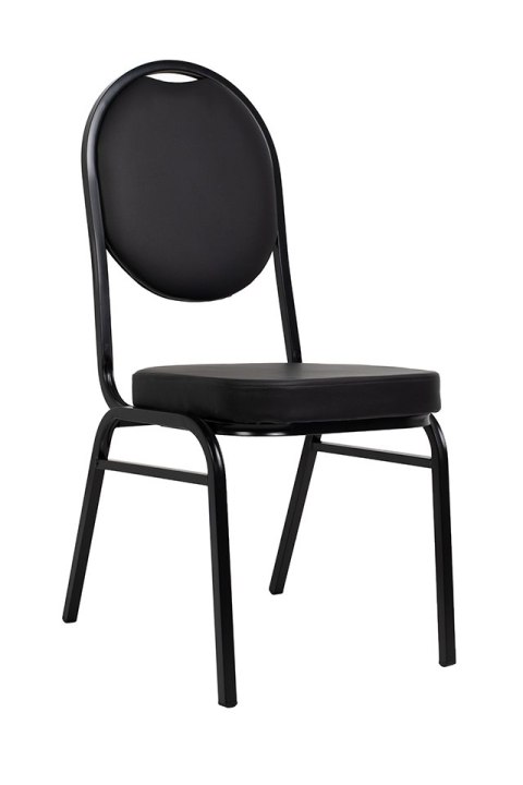 Krzesło bankietowe / konferencyjne HEBE czarne