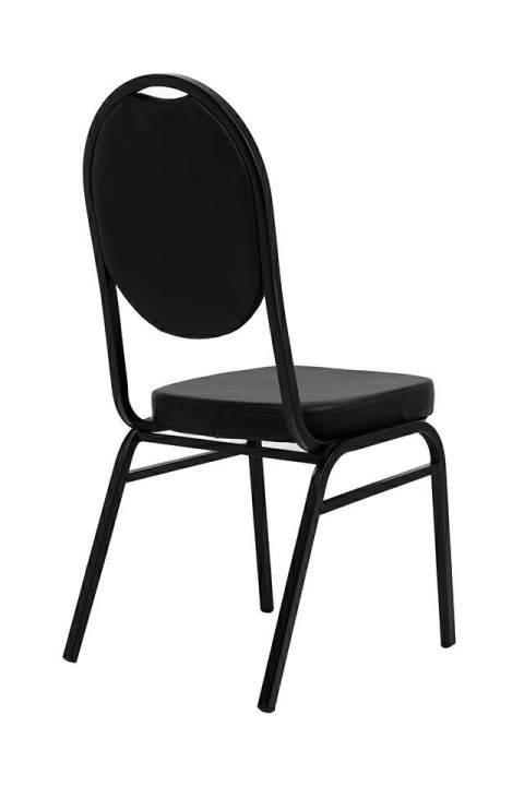 Krzesło bankietowe / konferencyjne HEBE czarne