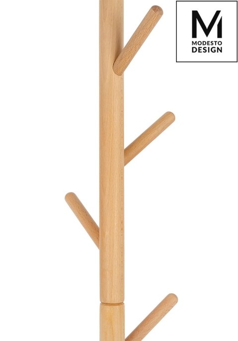 Modesto Design MODESTO wieszak stojący STICK naturalny - drewno bukowe