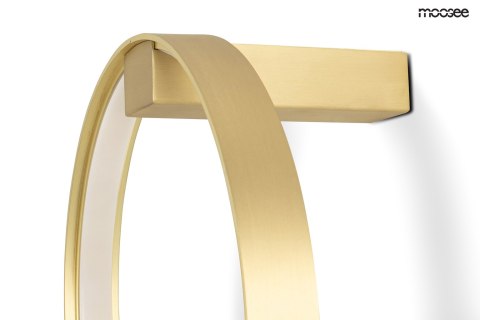 Moosee MOOSEE lampa ścienna CIRCLE WALL złota