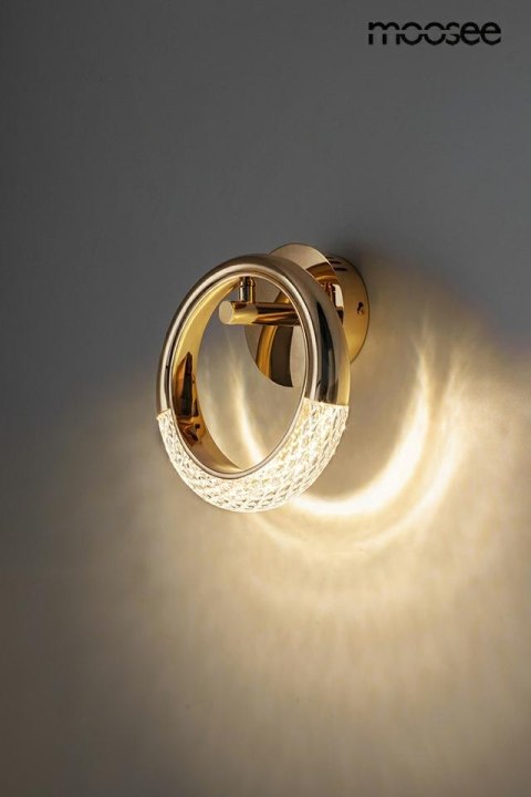 Moosee MOOSEE lampa ścienna HELIOS złota