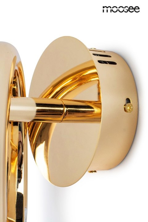 Moosee MOOSEE lampa ścienna HELIOS złota