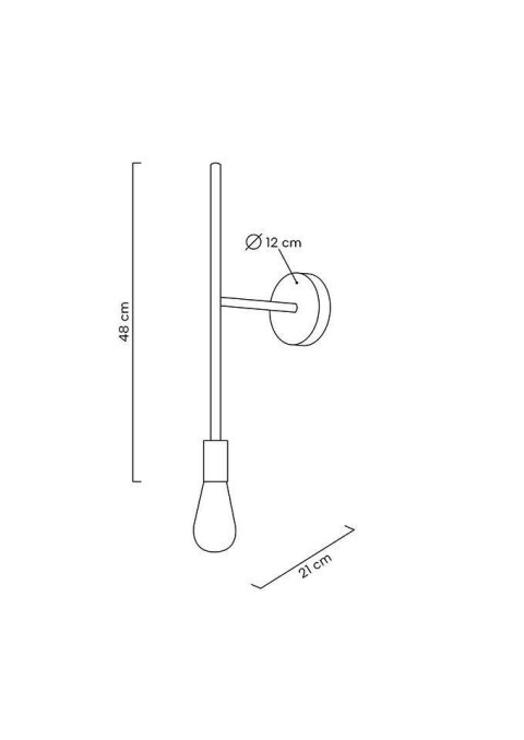 Moosee MOOSEE lampa ścienna RIVA złota