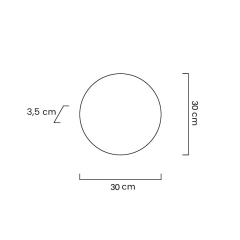 MOOSEE lampa ścienna SHADOW SUN 30 złota