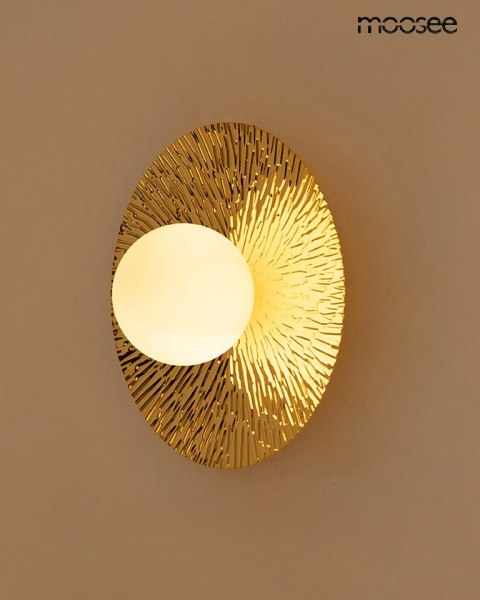 MOOSEE lampa ścienna SOUL 30 złota
