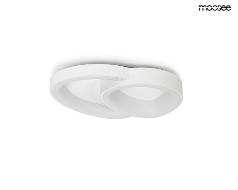 MOOSEE lampa sufitowa / plafon CELLS 2 biała