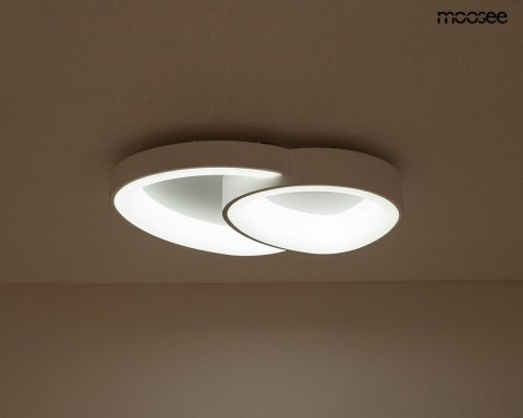 MOOSEE lampa sufitowa / plafon CELLS 2 biała