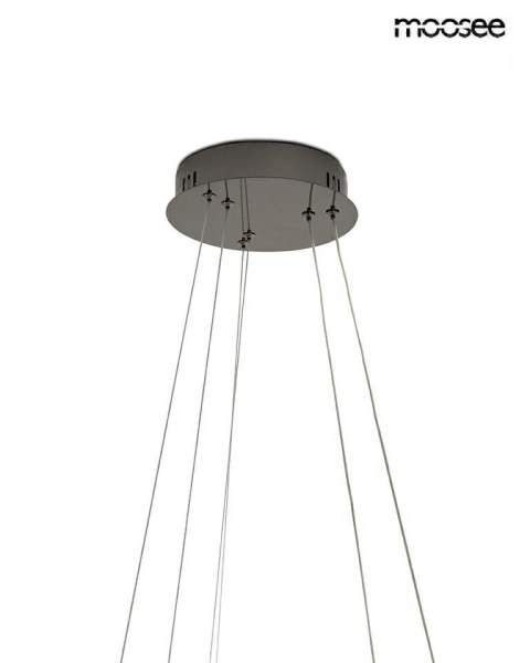 MOOSEE lampa wisząca ANILLO 2 czarny chrom