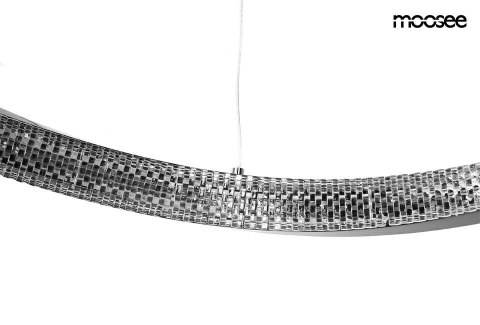 MOOSEE lampa wisząca ANILLO 80 czarny chrom