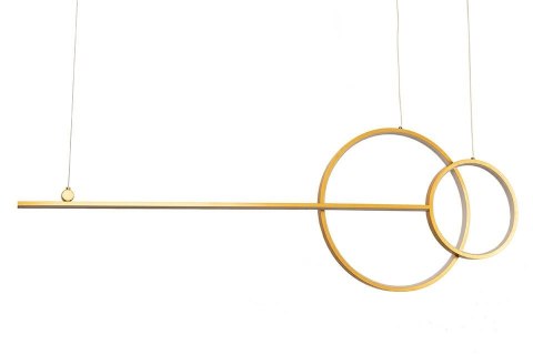 MOOSEE lampa wisząca RAGE złota