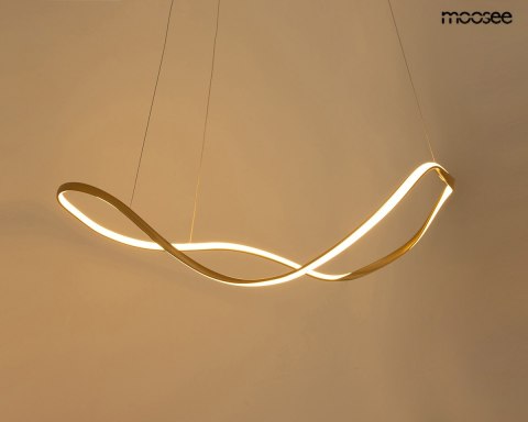 Moosee MOOSEE lampa wisząca WAVES 60 złota