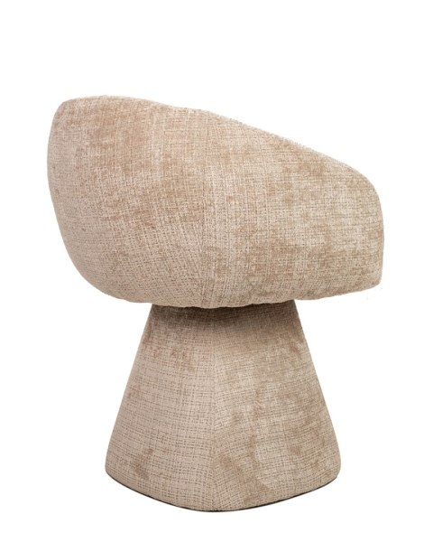 MaMaison krzesło obrotowe PEDRA beżowe