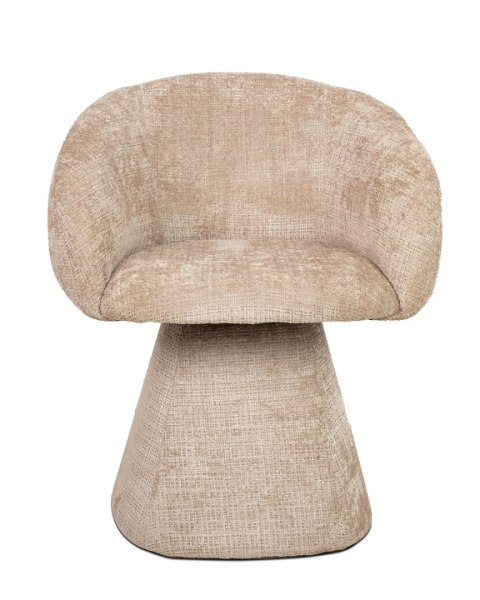 MaMaison krzesło obrotowe PEDRA beżowe