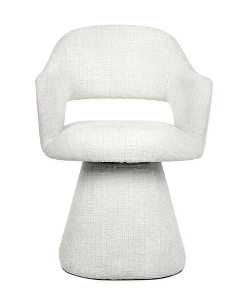 MaMaison krzesło obrotowe VERONA białe