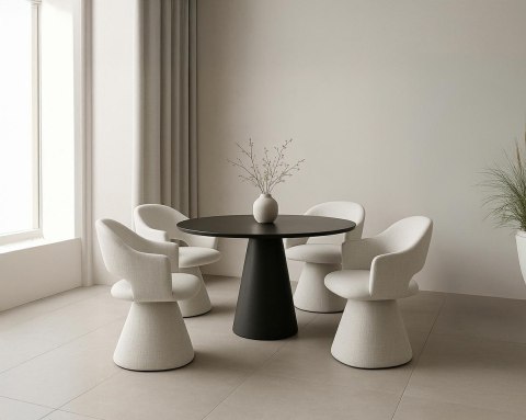 MaMaison krzesło obrotowe VERONA białe