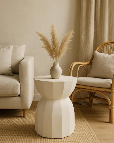 MaMaison stolik ROLLING beżowy / drewno