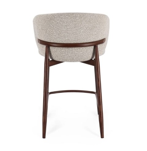 BIZZOTTO krzesło barowe AMALIA brązowe / beżowe