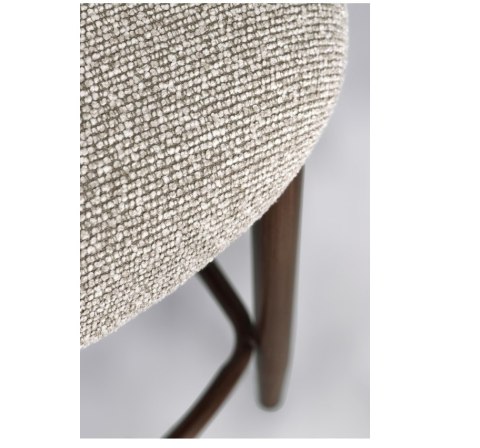 BIZZOTTO krzesło barowe AMALIA brązowe / beżowe