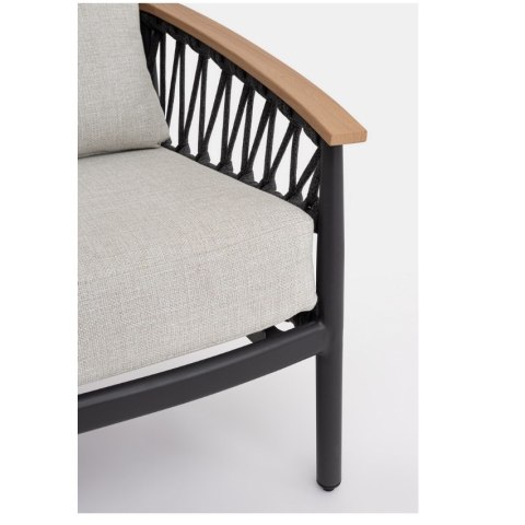 Bizzotto BIZZOTTO sofa 2-osobowa ogrodowa FENIX szara