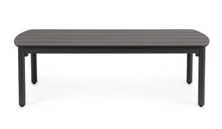 BIZZOTTO stół ogrodowy FENIX 115x68 szary