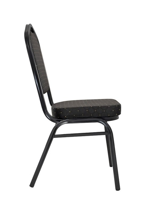 Krzesło bankietowe / konferencyjne HERON czarne