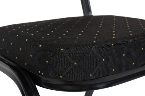 Krzesło bankietowe / konferencyjne HERON czarne