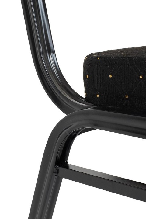 Krzesło bankietowe / konferencyjne HERON czarne