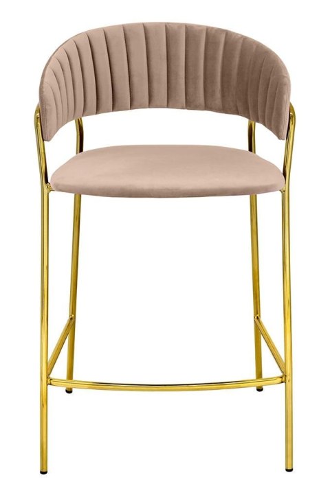 Krzesło barowe MARGO 65 khaki / beżowe