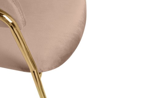 Krzesło barowe MARGO 65 khaki / beżowe