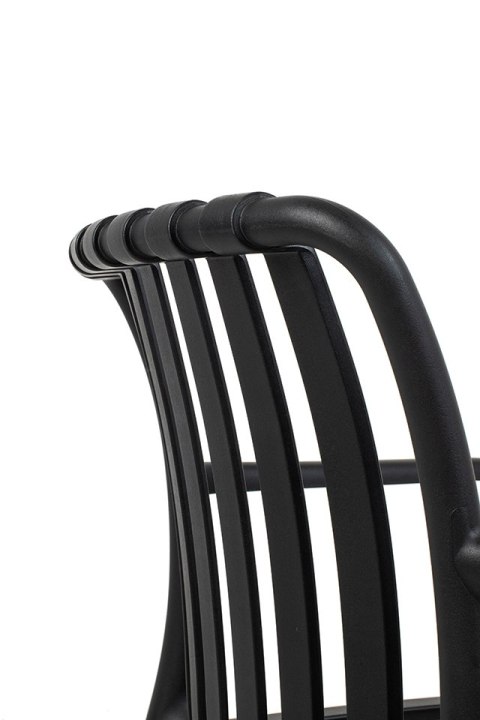 MODESTO krzesło STRIPS ARM czarne