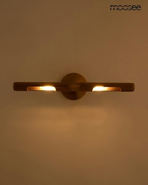 MOOSEE lampa ścienna CRUDO złota