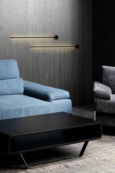 Moosee MOOSEE lampa ścienna OMBRE 80 czarna