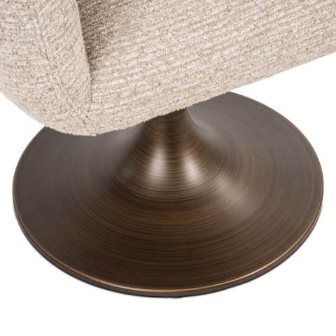 Richmond Interiors RICHMOND krzesło obrotowe ALDO beżowe