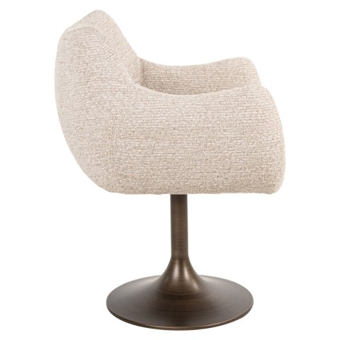 Richmond Interiors RICHMOND krzesło obrotowe ALDO beżowe