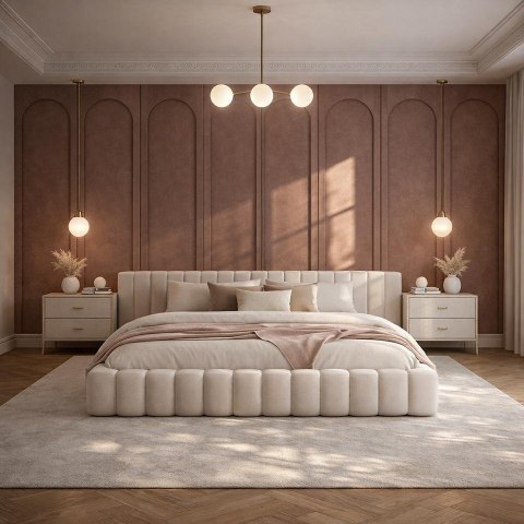 Richmond Interiors RICHMOND łóżko CUPIDON 180x210 beżowe