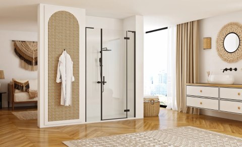 DRZWI PRYSZNICOWE HUGO BLACK 90