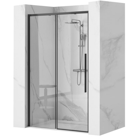 DRZWI PRYSZNICOWE SOLAR BLACK 90