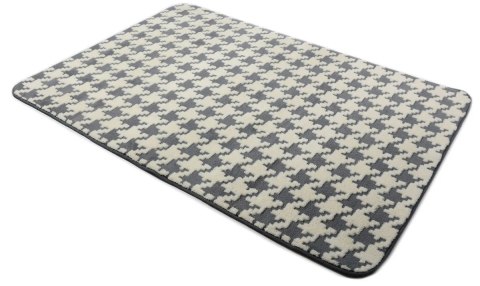 DYWAN 3D PEPITKA 1.40*2.00 GREY