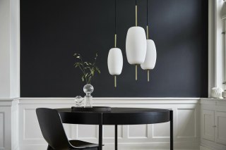 FRANDSEN lampa wisząca SILK S - mosiądz, szkło