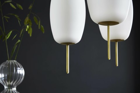 FRANDSEN lampa wisząca SILK S - mosiądz, szkło