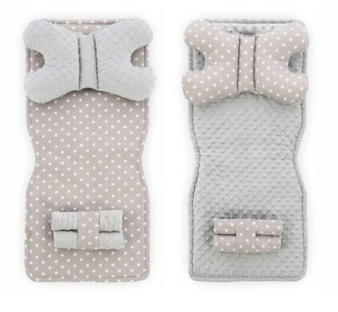 MATA DO WÓZKA 4w1 GREY/WHITE STAR JY07