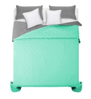 NARZUTA DIAMANTE MINT & GREY 2.00*2.20