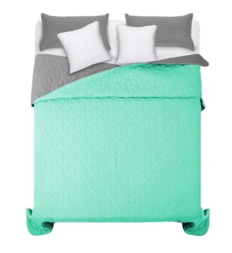 NARZUTA DIAMANTE MINT & GREY 2.20*2.40