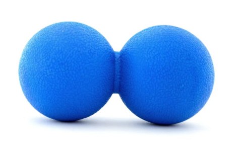 PIŁKA DO MASAŻU PODWÓJNA BLUE
