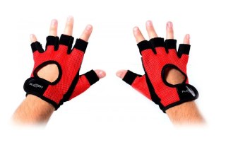 RĘKAWICZKI RED/BLACK XXL