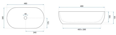 UMYWALKA AMELIA 48 - NABLATOWA