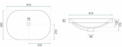 UMYWALKA ARLETA - WPUSZCZANA