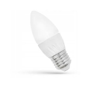 ŻARÓWKA LED ŚWIECOWA E-27 6W 230V CW WOJ+13062